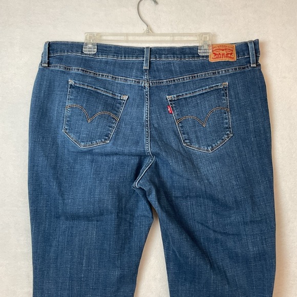 Levis 311 Shaping Skinny Capri Jeans Womens Plus 20W Blue Denim - Picture 5 of 14